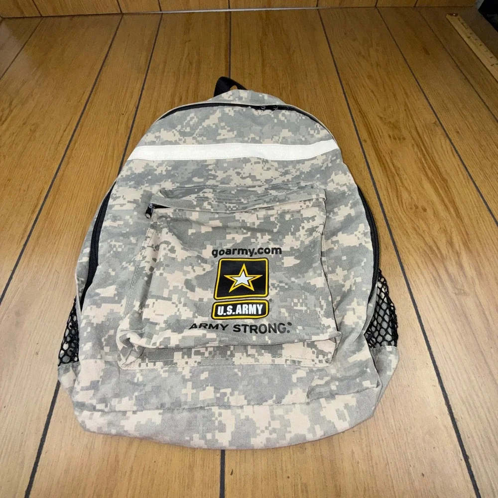 US Army Backpack Camouflage Goarmy.com Army Strong‎ School Bag